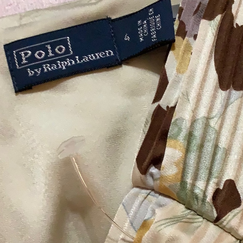 Polo Ralph Lauren Floral V-Neck Midi Dress Size 4 - Picture 3 of 3